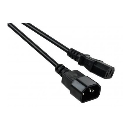 Кабель живлення C13 to C14 1.8m Vinga (VCPP5C13141.8BK)