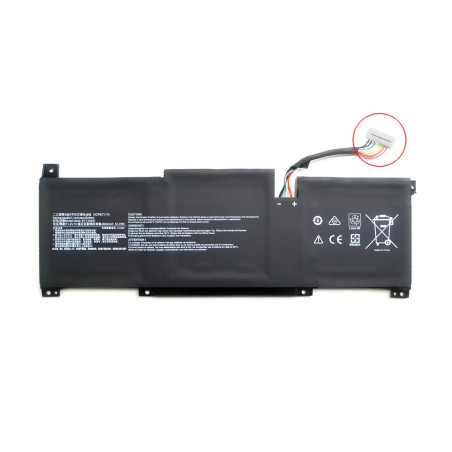 Акумулятор до ноутбука MSI BTY-M491, 4600mAh (52.4Wh), 3cell, 11.4V, Li-Pol AlSoft (A47921)