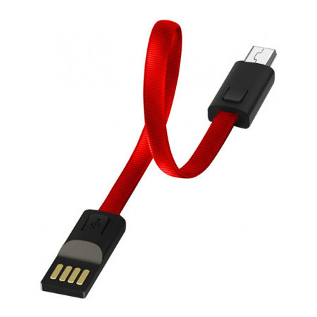 Дата кабель USB 2.0 AM to Micro 5P 0.22m red ColorWay (CW-CBUM022-RD)