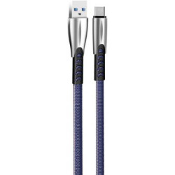 Дата кабель USB 2.0 AM to USB-C 1.0m zinc alloy blue ColorWay (CW-CBUC012-BL)