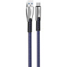 Дата кабель USB 2.0 AM to USB-C 1.0m zinc alloy blue ColorWay (CW-CBUC012-BL)