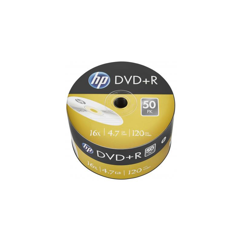 Диск DVD HP DVD+R 4.7GB 16X 50шт (69305/DRE00070-3)