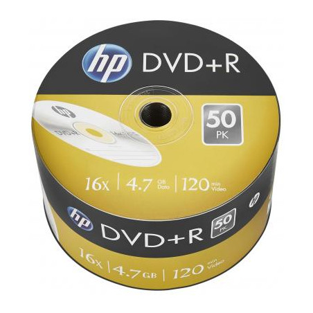 Диск DVD HP DVD+R 4.7GB 16X 50шт (69305/DRE00070-3)