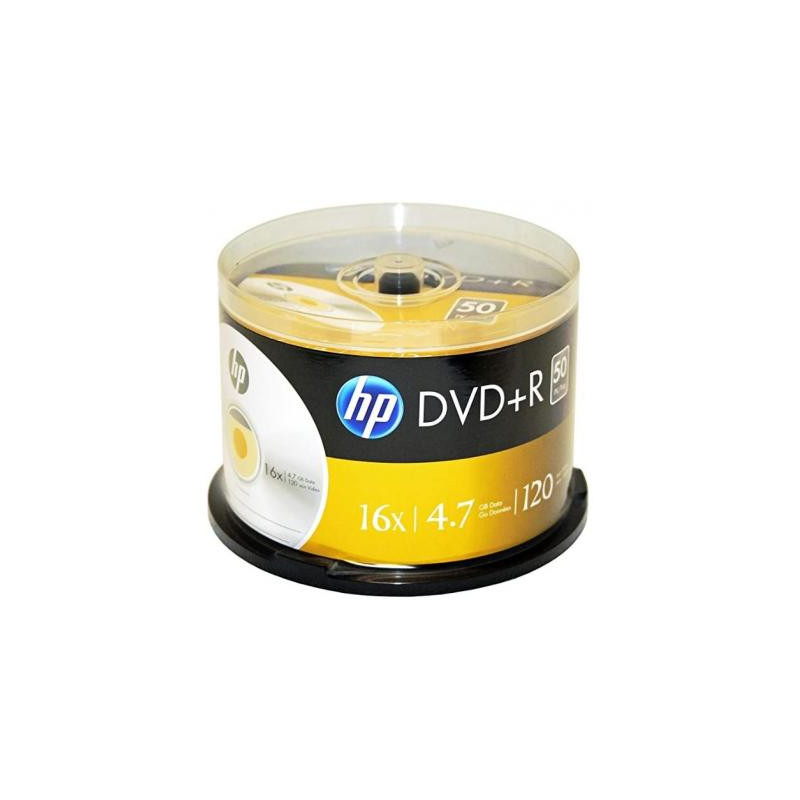 Диск DVD HP DVD+R 4.7GB 16X 50шт Spindle (69319/DRE00026-3)