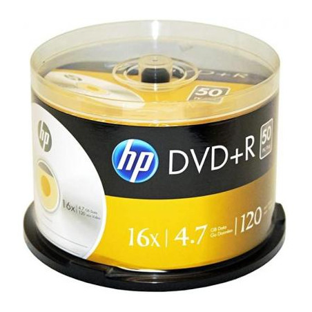 Диск DVD HP DVD+R 4.7GB 16X 50шт Spindle (69319/DRE00026-3)