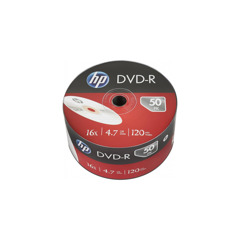 Диск DVD HP DVD-R 4.7GB 16X IJ PRINT 50шт (69302/DME00070WIP-3)