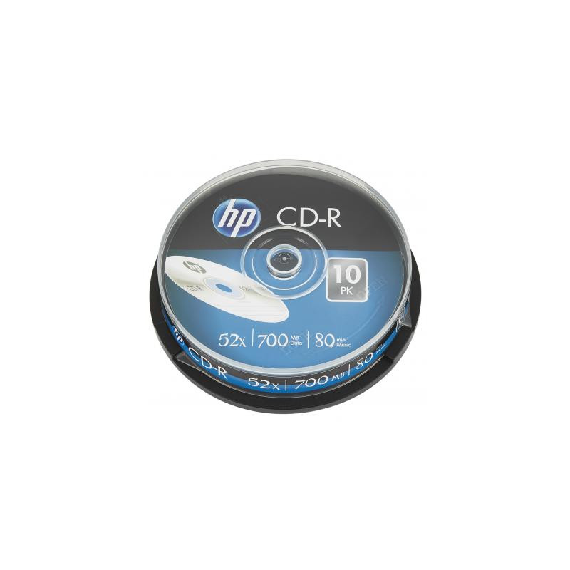 Диск CD HP CD-R 700MB 52X 10шт Spindle (69308/CRE00019-3)