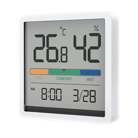 Метеостанція Xiaomi Miiiw Temperature Humidity Clock White S210 (MW22S06)