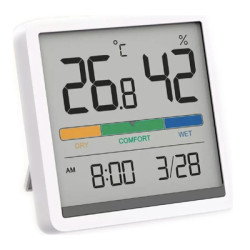 Метеостанція Xiaomi Miiiw Temperature Humidity Clock White S210 (MW22S06)