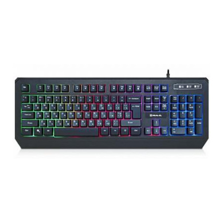 Клавіатура REAL-EL 7001 Comfort Backlit Black (EL123100035)