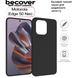 Чохол до мобільного телефона BeCover Motorola Edge 50 Neo Black (712744)