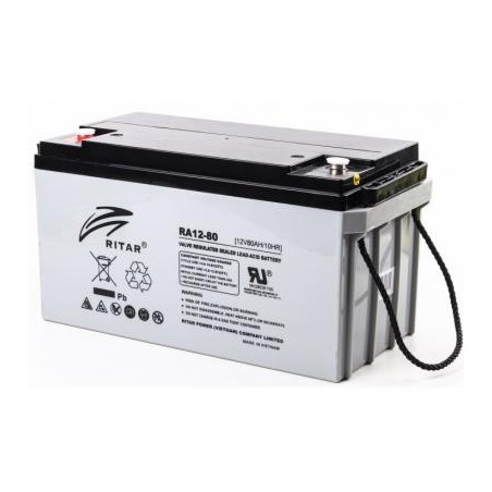 Батарея до ДБЖ Ritar AGM RA12-80, 12V-80Ah (RA12-80)