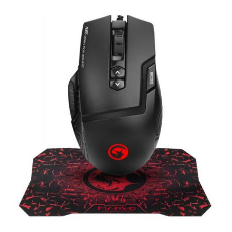 Мишка Marvo M355+G1 USB Black (M355+G1)