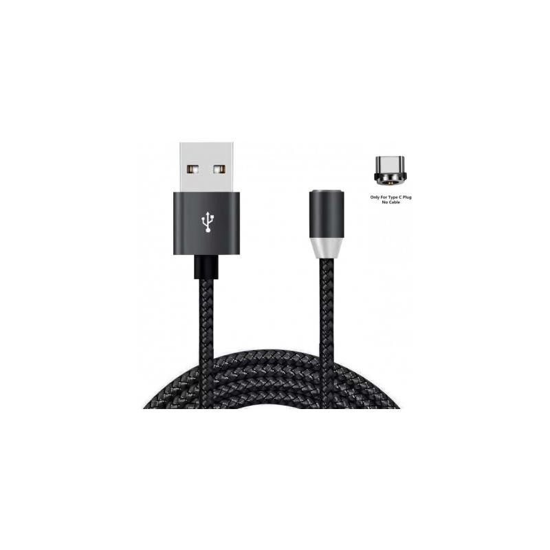 Дата кабель USB 2.0 AM to USB-C 1.2m Magneto black XoKo (SC-355a MGNT-BK)