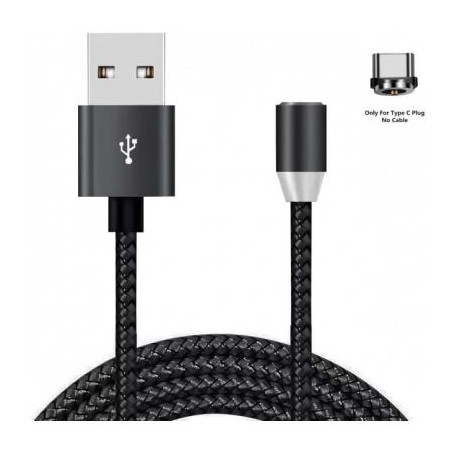 Дата кабель USB 2.0 AM to USB-C 1.2m Magneto black XoKo (SC-355a MGNT-BK)