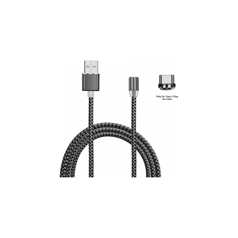 Дата кабель USB 2.0 AM to USB-C 1.2m Magneto grey XoKo (SC-355a MGNT-GR)