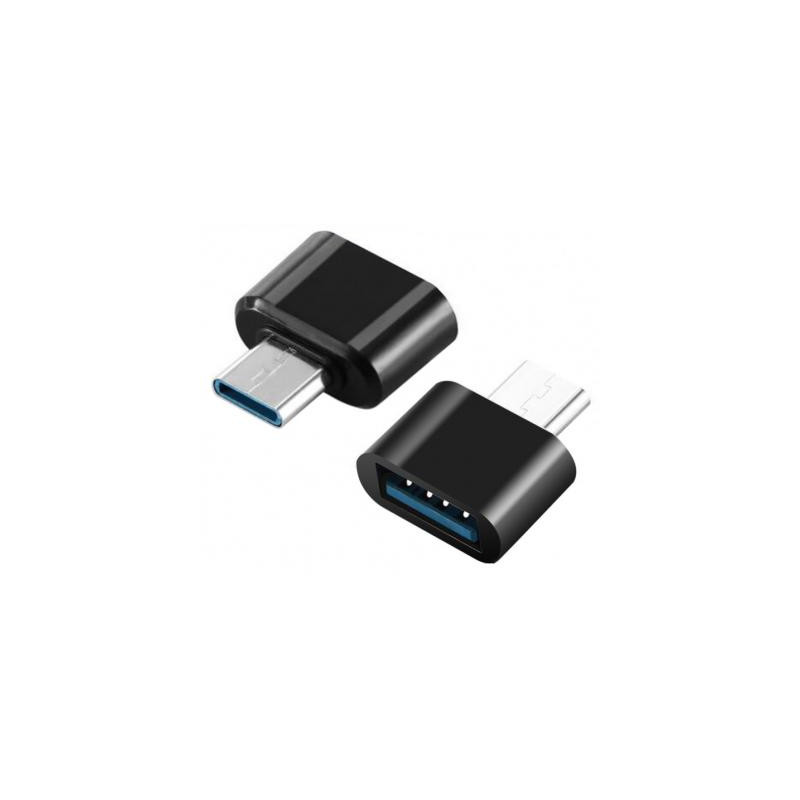Перехідник USB to Type-C black XoKo (XK-AC040-BK)