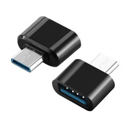 Перехідник USB to Type-C black XoKo (XK-AC040-BK)