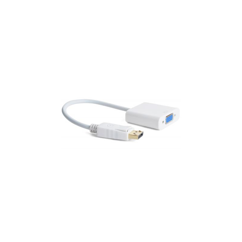 Перехідник DisplayPort to VGA Cablexpert (A-DPM-VGAF-02-W)