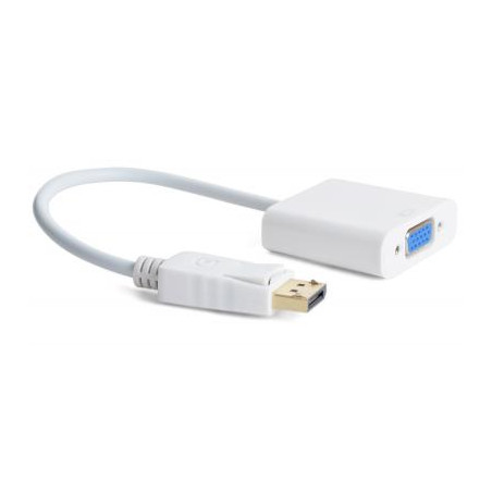Перехідник DisplayPort to VGA Cablexpert (A-DPM-VGAF-02-W)