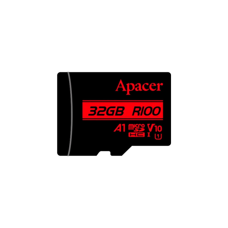 Карта пам'яті Apacer 32GB microSD class 10 UHS-I V10 A1 (AP32GMCSH10UB-RA)