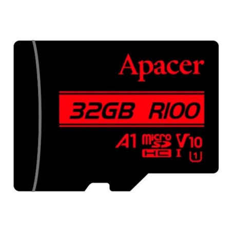 Карта пам'яті Apacer 32GB microSD class 10 UHS-I V10 A1 (AP32GMCSH10UB-RA)