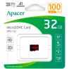 Карта пам'яті Apacer 32GB microSD class 10 UHS-I V10 A1 (AP32GMCSH10UB-RA)