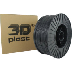 Пластик для 3D-принтера 3Dplast PLA 1.75мм, 3кг, gray - graphit (3DPLA1753GRGF)