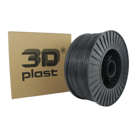 Пластик для 3D-принтера 3Dplast PLA 1.75мм, 3кг, gray - graphit (3DPLA1753GRGF)