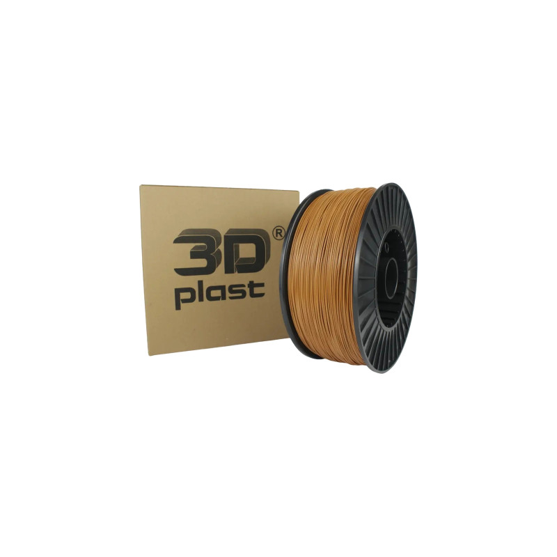 Пластик для 3D-принтера 3Dplast PETG 1.75мм, 3кг, coyote (3DPTG1753KYT)