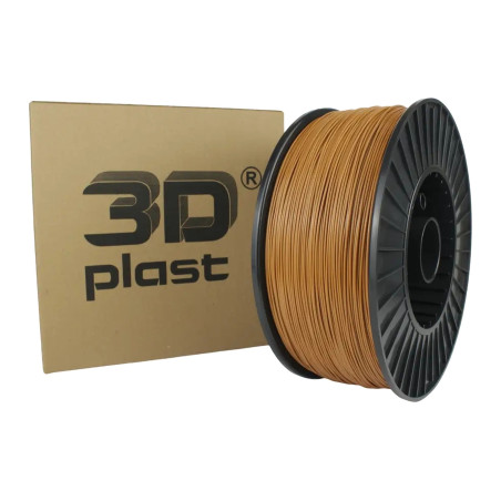 Пластик для 3D-принтера 3Dplast PETG 1.75мм, 3кг, coyote (3DPTG1753KYT)