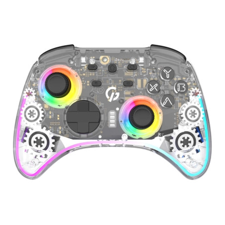 Геймпад GamePro GPX13T 2.4G/BT 5.1/USB/PC/iOS/Android RGB Transparent (GPX13T)