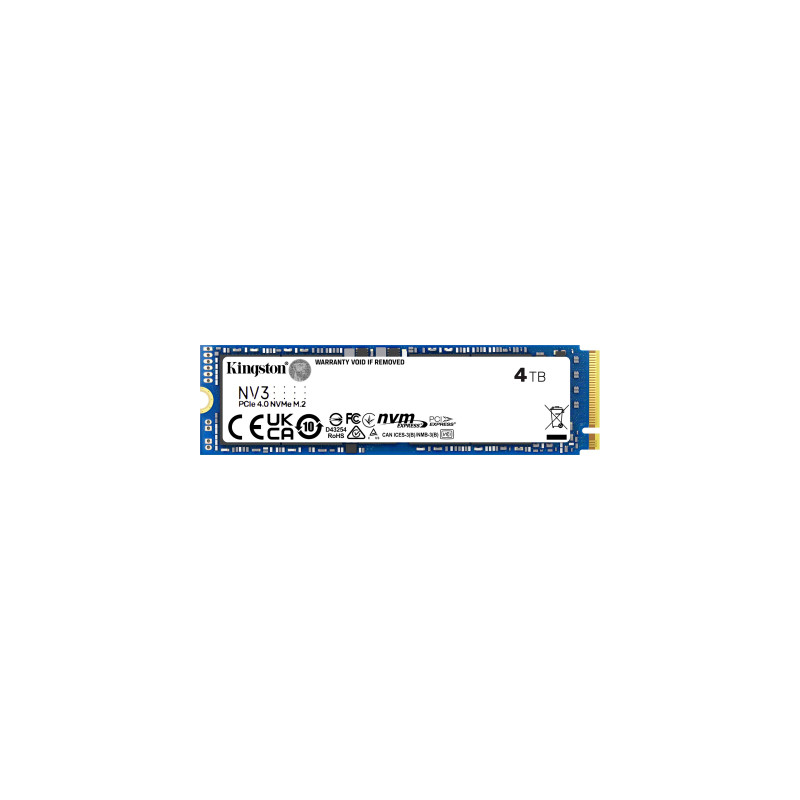 Накопичувач SSD M.2 2280 4TB Kingston (SNV3S/4000G)