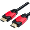 Кабель мультимедійний HDMI M to HDMI M 30.0m V2.0 red/gold Atcom (24930)
