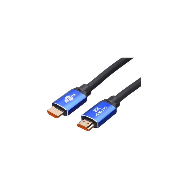 Кабель мультимедійний HDMI M to HDMI M 5.0m V2.1 Atcom (88855)