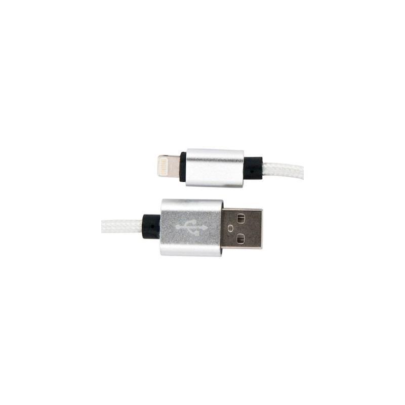 Дата кабель USB 2.0 AM to Lightning 1.0m white Dengos (NTK-L-MT-WHITE)