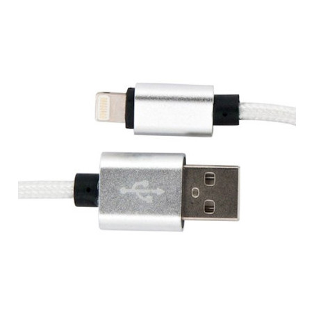 Дата кабель USB 2.0 AM to Lightning 1.0m white Dengos (NTK-L-MT-WHITE)