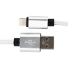 Дата кабель USB 2.0 AM to Lightning 1.0m white Dengos (NTK-L-MT-WHITE)