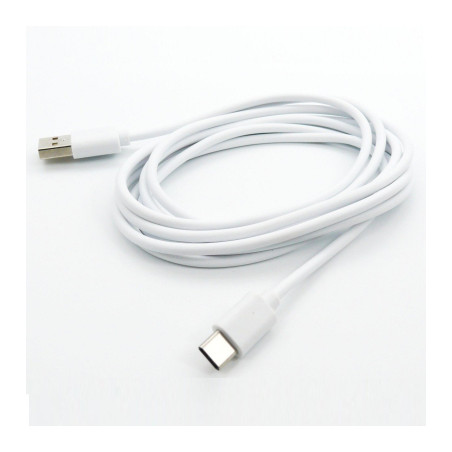 Дата кабель USB 2.0 AM to USB-C 2.0m white Dengos (PLS-TC-2M-WHITE)