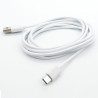 Дата кабель USB 2.0 AM to USB-C 2.0m white Dengos (PLS-TC-2M-WHITE)