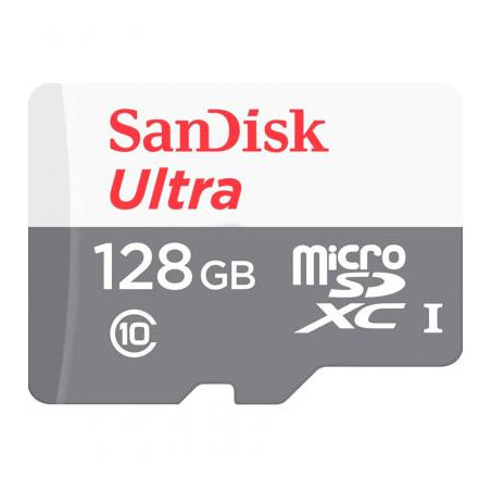 Карта пам'яті SanDisk 128GB microSD class 10 Ultra Light (SDSQUNR-128G-GN6MN)