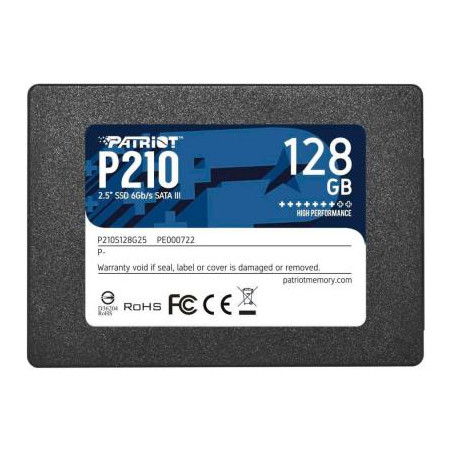 Накопичувач SSD 2.5" 128GB Patriot (P210S128G25)
