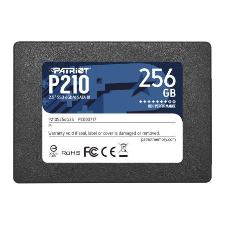 Накопичувач SSD 2.5" 256GB Patriot (P210S256G25)