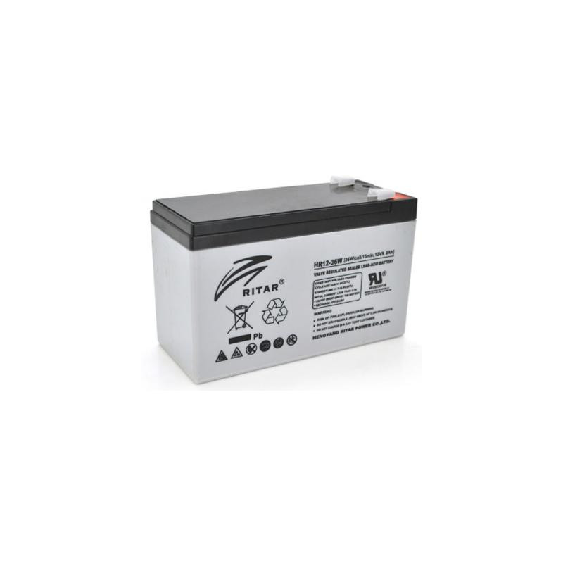 Батарея до ДБЖ Ritar HR1236W, 12V-9.0Ah (HR1236W)