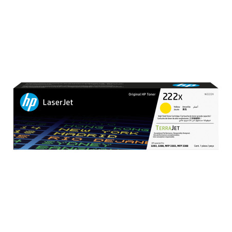 Картридж HP CLJ  222X Yellow 2.5K (W2222X)