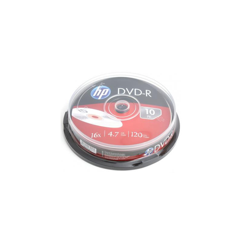 Диск DVD HP DVD-R 4.7GB 16X 10шт (69315/DME00026-3)