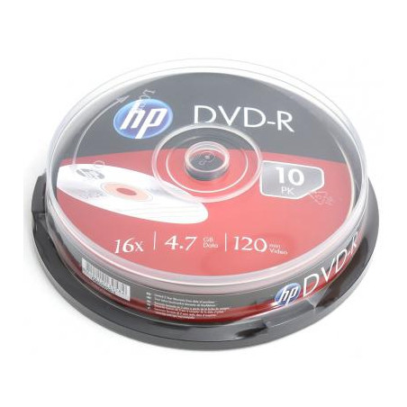 Диск DVD HP DVD-R 4.7GB 16X 10шт (69315/DME00026-3)