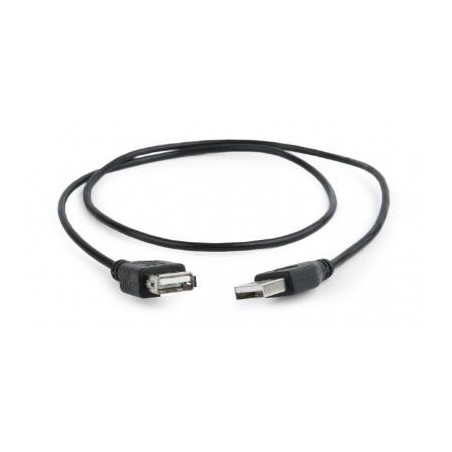 Дата кабель USB 2.0 AM/AF 0.75m Cablexpert (CC-USB2-AMAF-75CM/300-BK)
