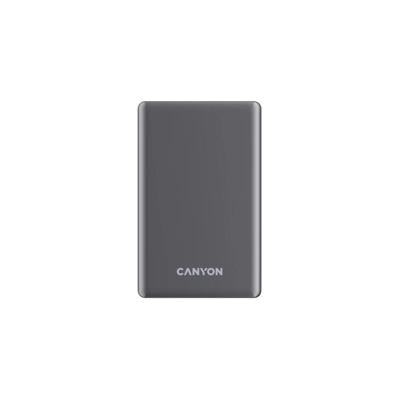 Батарея універсальна Canyon 5000mAh OnPower 505 slim Magsafe PD/20W Dark Grey (CNS-CPB505DG)