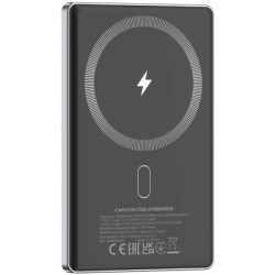 Батарея універсальна Canyon 5000mAh OnPower 505 slim Magsafe PD/20W Dark Grey (CNS-CPB505DG)